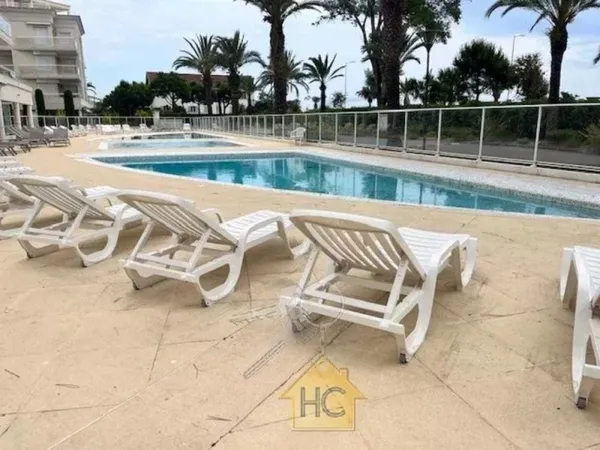 T2.Cannes La Bocca en Rez de jardin