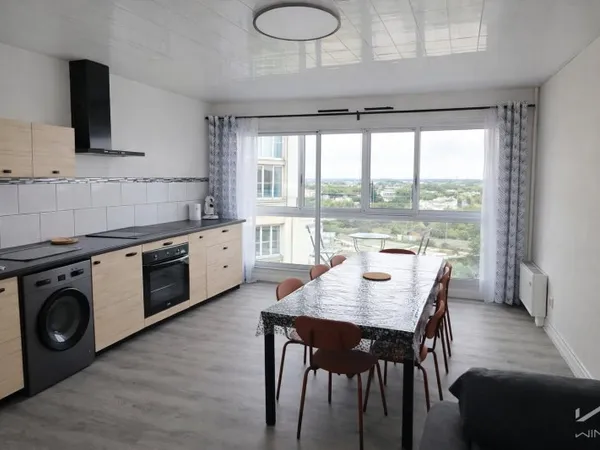Appartement rennes Brequiny rénové 4 chambres 2 balcons ascenseur bonne rentabilité
