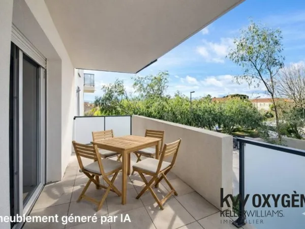 Superbe T3 Récent de 61 m² avec Terrasse & Vue Canigou - Nor