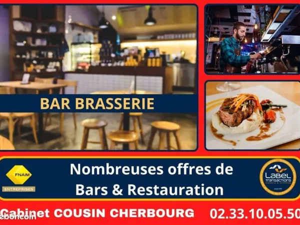 Fonds de commerce bar, brasserie 600 m²