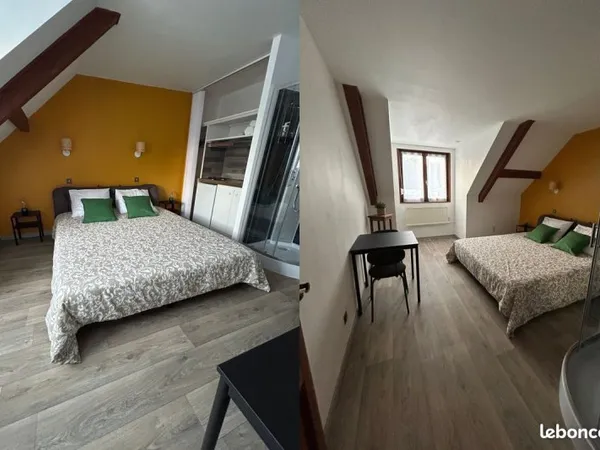 Chambres meublées en colocation 15 et 20m² parking privé
