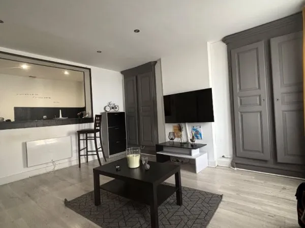 Appartement T2 meublé à louer en rez-de-chaussée à Louvroil
