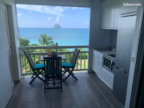 Studio vue mer et rocher du diamant
