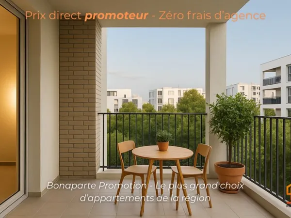 Appartement 2 pièces 45 m²
