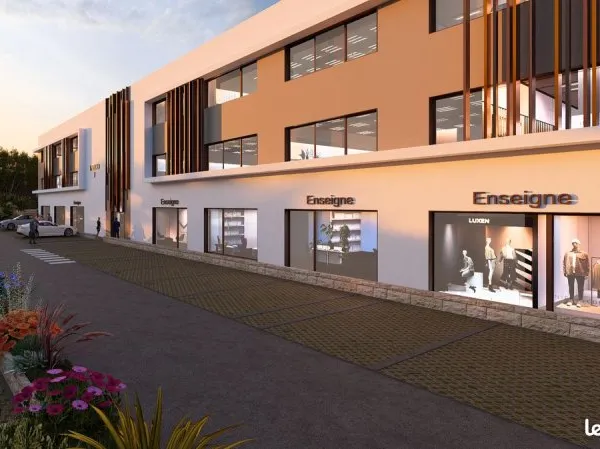 Local commercial neuf - forte visibilité - zone commerciale dynamique