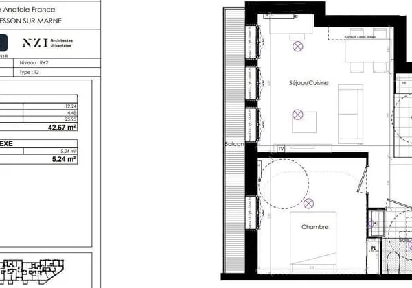 Vente Appartement 2 pièces