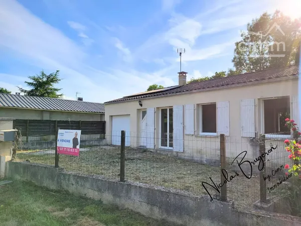 Maison 3 chambres avec garage et jardin – Idéal primo-accédant ou investissement locatif – Mirambeau