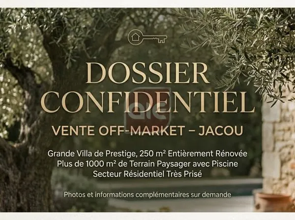 JACOU - Villa contemporaine 7 pièces d'environ 250 m2 sur 10
