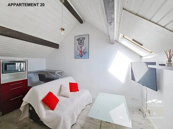 Studio 2 pièces 33 m²