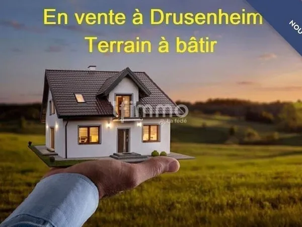 Terrain constructible 1153 m²