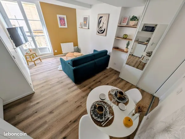 Studio 1 pièce 19 m²
