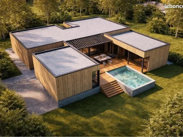 Villa contemporaine d'exception de plain-pied