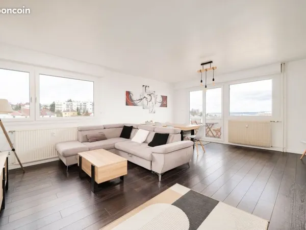 Appartement lumineux avec vue exceptionnelle sur Nancy - Visite virtuelle disponible sur demande