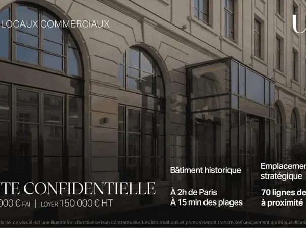 Locaux commerciaux dans un bâtiment d'exception