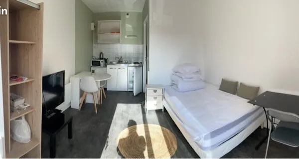 À louer - Studio meublé 17 m² - Quartier François Perrin