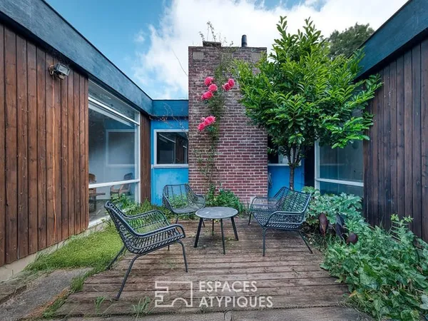 Maison d'architecte des années 70