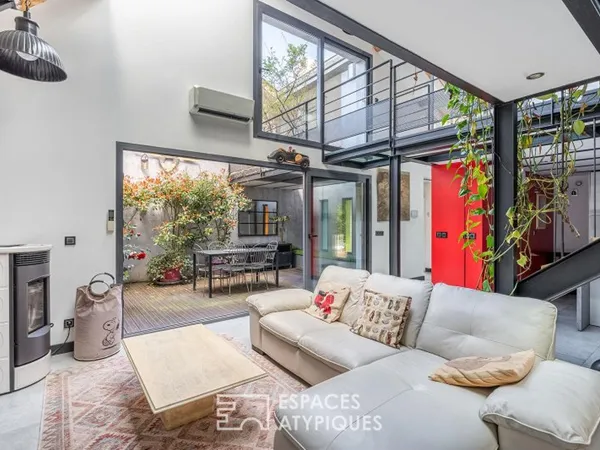 Vends loft d'exception patio et avec grand jardin