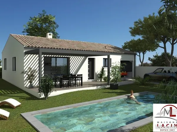 Villa plain-pied 3 chambres à Saussan