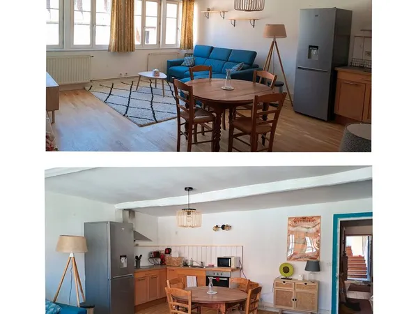 Appartement 63m3 meublé quartier Battant