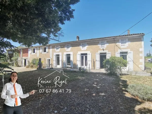 Maison en pierre, 6 chambres, val de livenne, grand terrain
