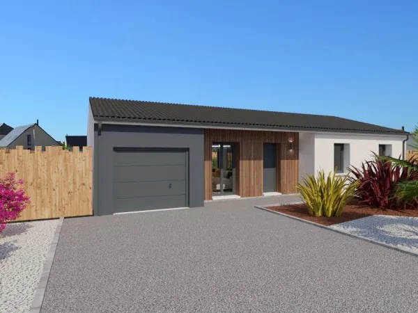 Terrain + maison 89 m²