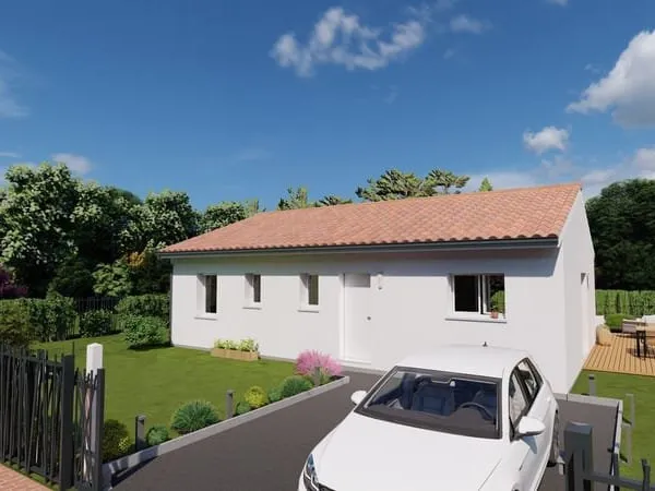 Maison neuve, 3 chambres, à Vielle-Saint-Girons