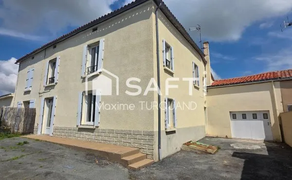 Maison 179m², 4 chambres + 1 bureau, 460m² de terrain.