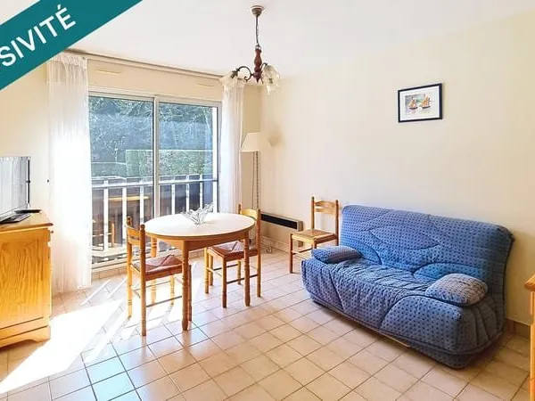 À 200 m de la plage - T2 en rez-de-chaussée avec balcon - Résidence sécurisée
