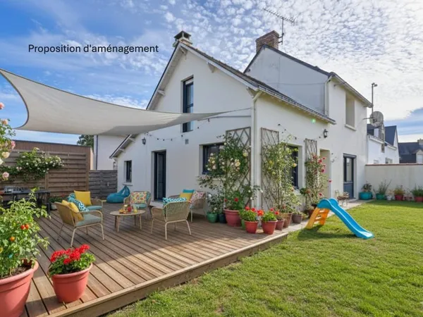 Maison d'habitation située dans un village
