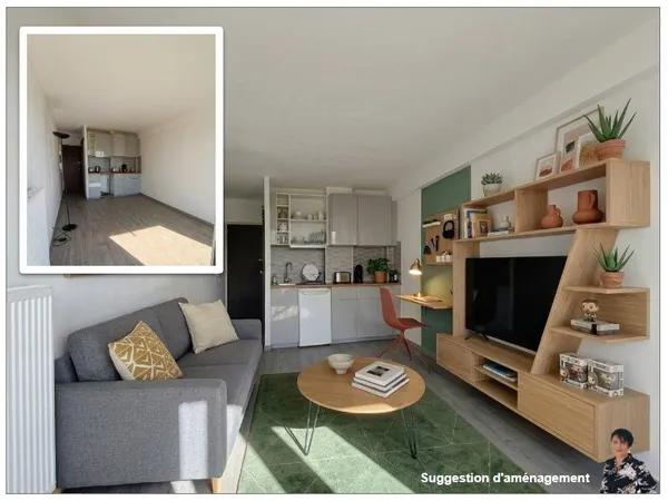 Studio de 17m2 avec balcon et cellier secteur Busca - Saint-