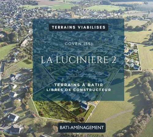Votre terrain à bâtir viabilisé à Goven - La Lucinière 2 - DISPONIBLE DE SUITE