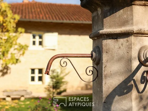 Maison de charme et jardin paysager, une parenthèse au coeur du Revermont