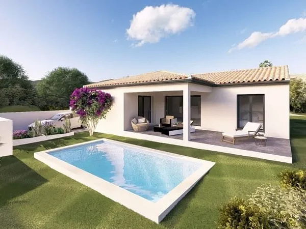 BASSAN Villa neuve avec son jardin
