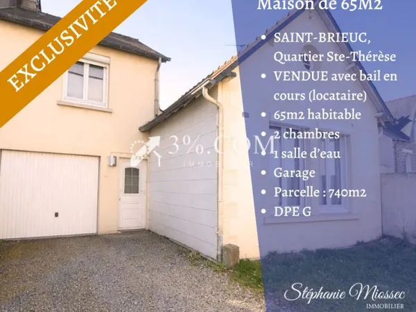 Maison 3 pièces 65 m²