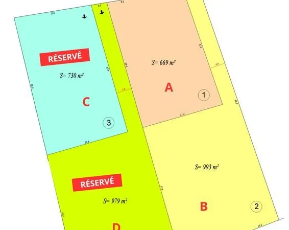 Un petit ensemble privé de 4 parcelles constructibles de standing au calme - Capinghem