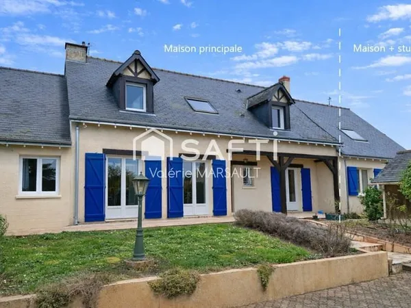 Ensemble 2 maisons + studio - 5 min Tours