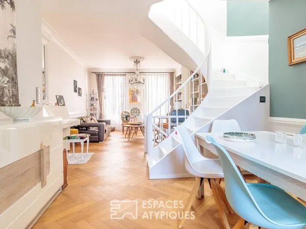 Maison de ville authentique, à seulement 400 mètres du marché