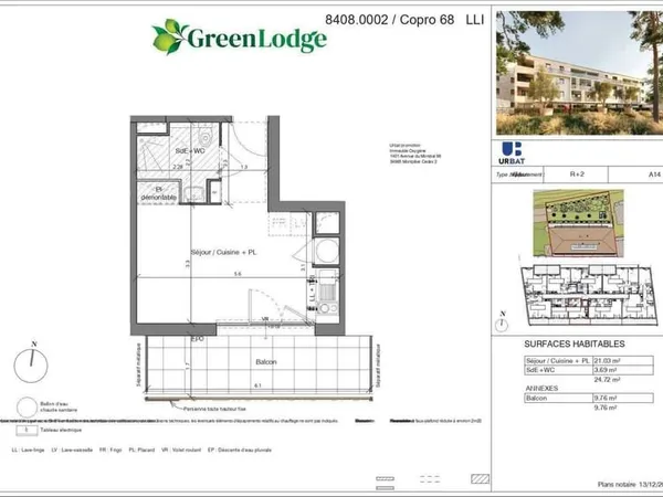 Appartement 1 pièce 25 m²