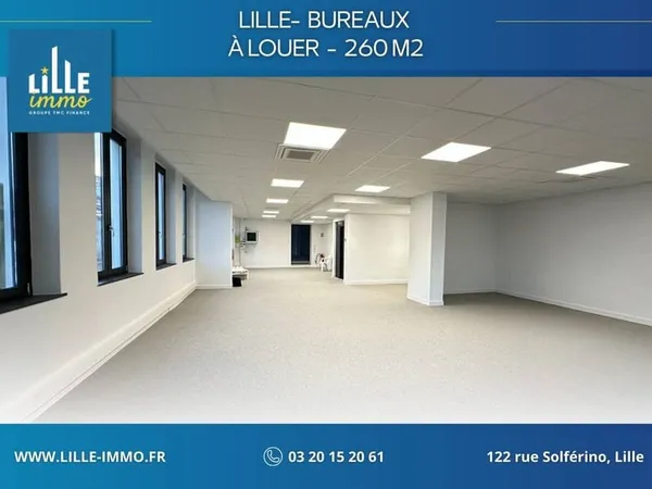 Bureaux 260 m²