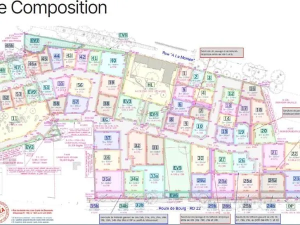 Terrain 628 m²