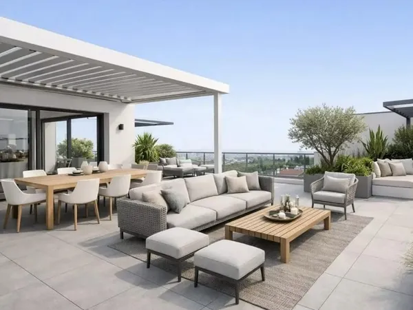 5 PIECES LUMINEUX EN DERNIER ETAGE AVEC TERRASSE