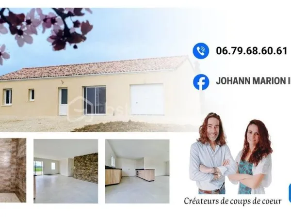 Pavillon neuf de 106 m2 adpaté PMR + garage isolé