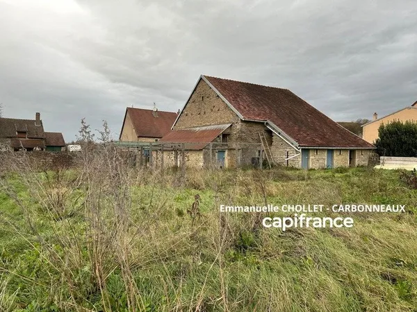 Grange avec grand jardin constructible proche de POUILLY EN AUXOIS (21)