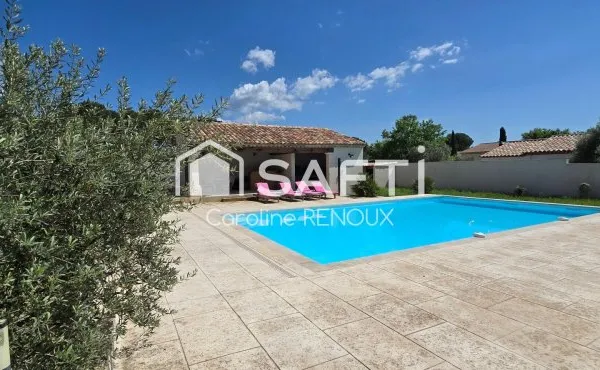 Mérindol Villa de 160 m² sur 3300 m² de terrain , garage, cave, piscine