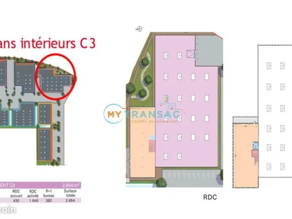 Local d'activité 2 654 m²