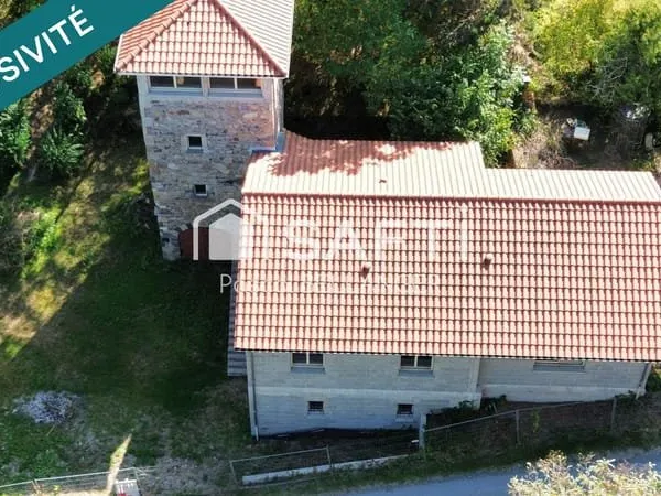 Superbe Opportunité : Ancien Moulin avec étang à Restaurer et Grand Terrain de 27533m²