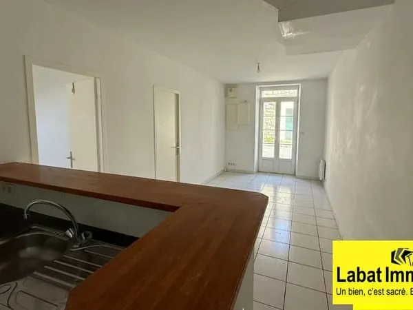 En exclusivité : Appartement T3 en rez-de-chaussée