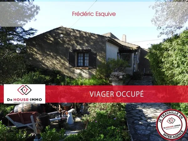 VIAGER OCCUPÉ - Exclusivité - Maison de Plain-Pied 5 Pièces avec Vaste Terrain Quartier calme à La S
