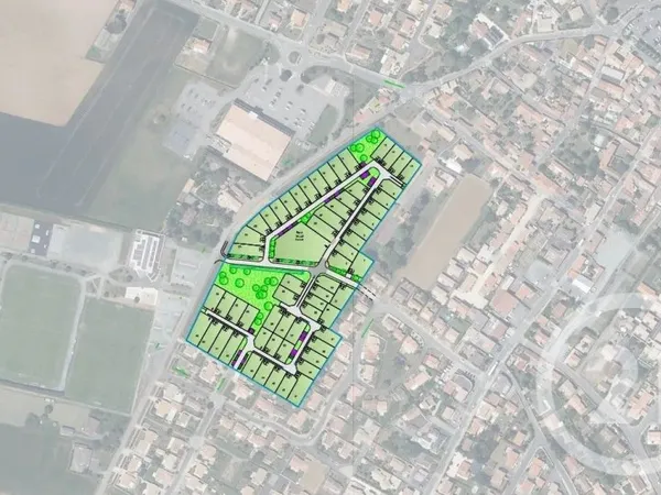 Terrain 392 m²