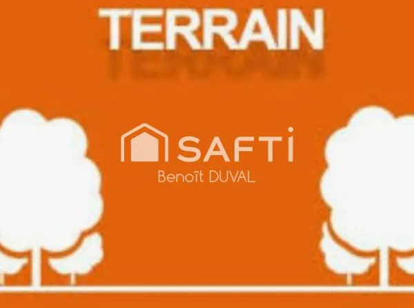 Terrain constructible de 1 370 m² à Navarrenx